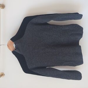 Brown Allen pocketed merino turtleneck